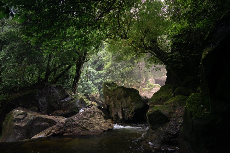 bermejo waterfall santa fe hike