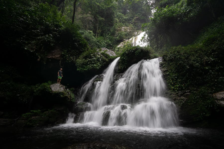LAS GOLONDRINAS WATERFALL GUABAL SANTA FE